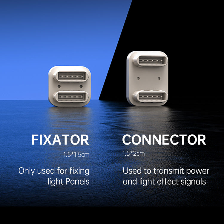 Cololight rgb hexagon light panel connectors