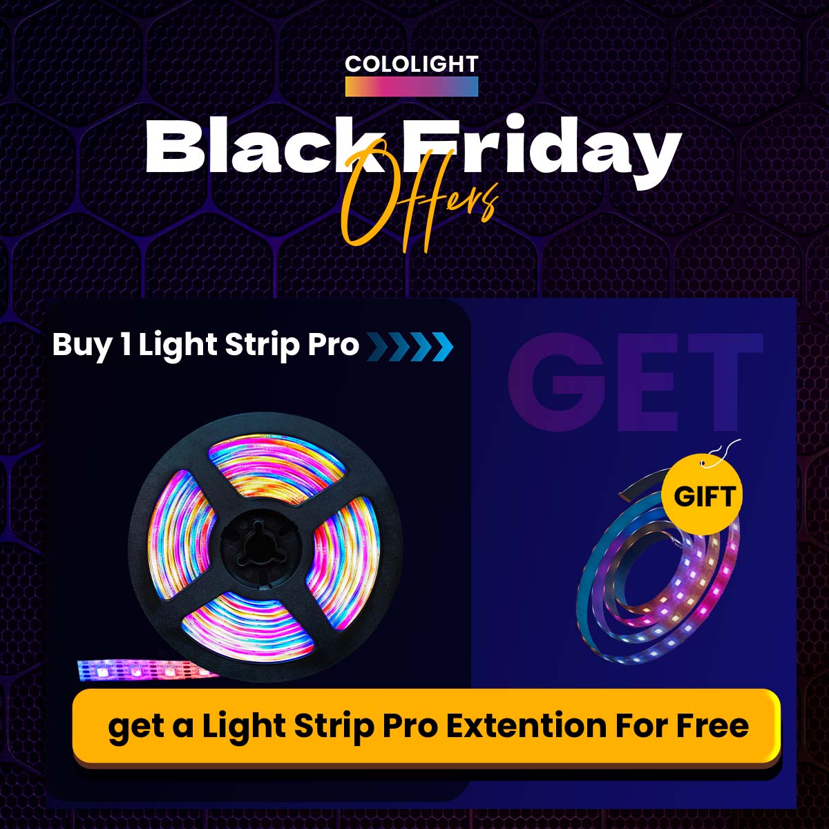 Cololight RGB Light Strip Pro Kit | 60LEDs/M