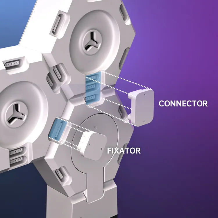 Cololight rgb led hexaon light panel fixator