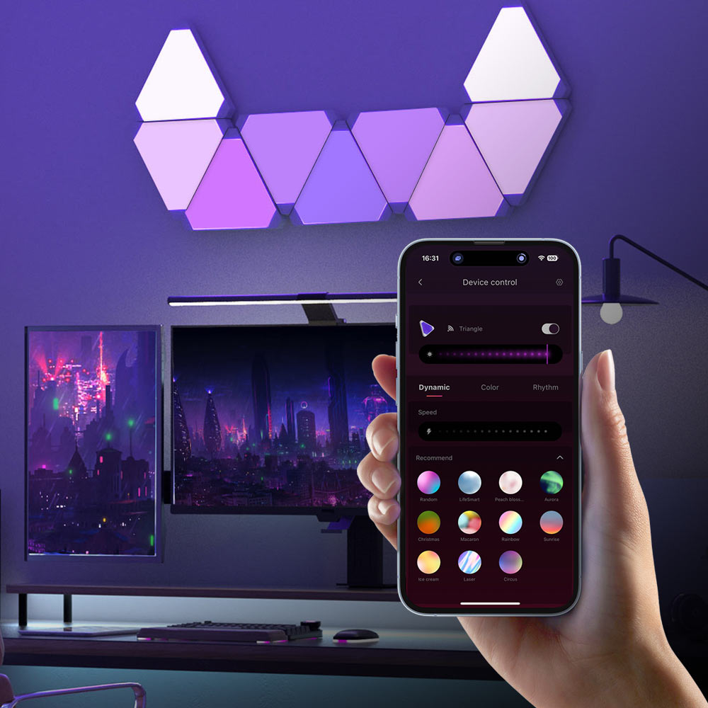Cololight RGB Triangle Gaming Light Kit - 9 Pack