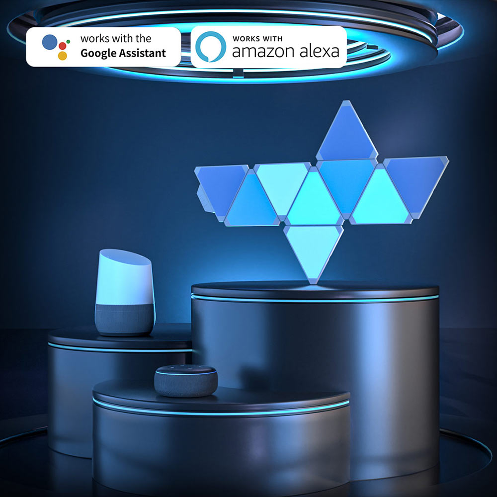 Cololight Triangle Light Smart RGB Triangle Gaming Light Kit 9 Panels cololight-triangle-light-smart-rgb-triangle-gaming-light-kit-9-panels